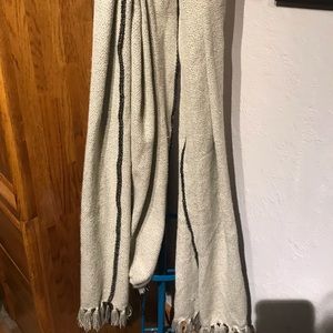 Grey Chunky Scarf, warm and cozy, perfect for fall